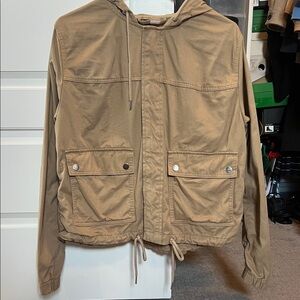 H&M Divided Tan Hooded Jacket